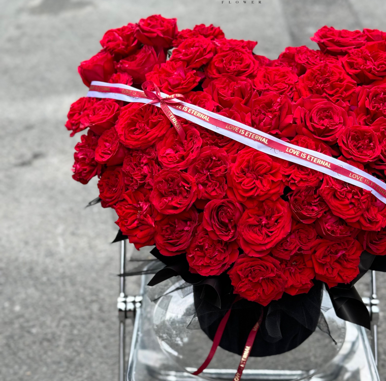 Red Heart Flower